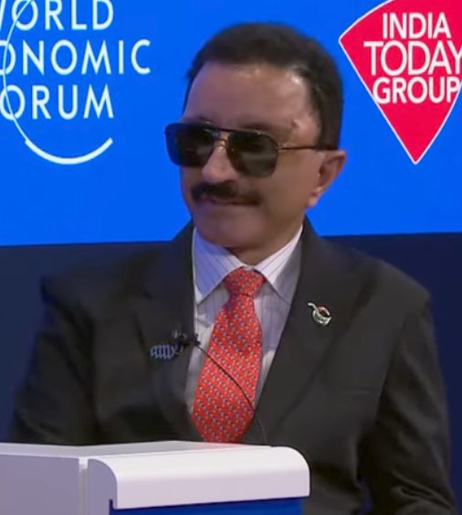 Sultan Ahmed bin Sulayem at the World Economic Forum in Davos, January 2025