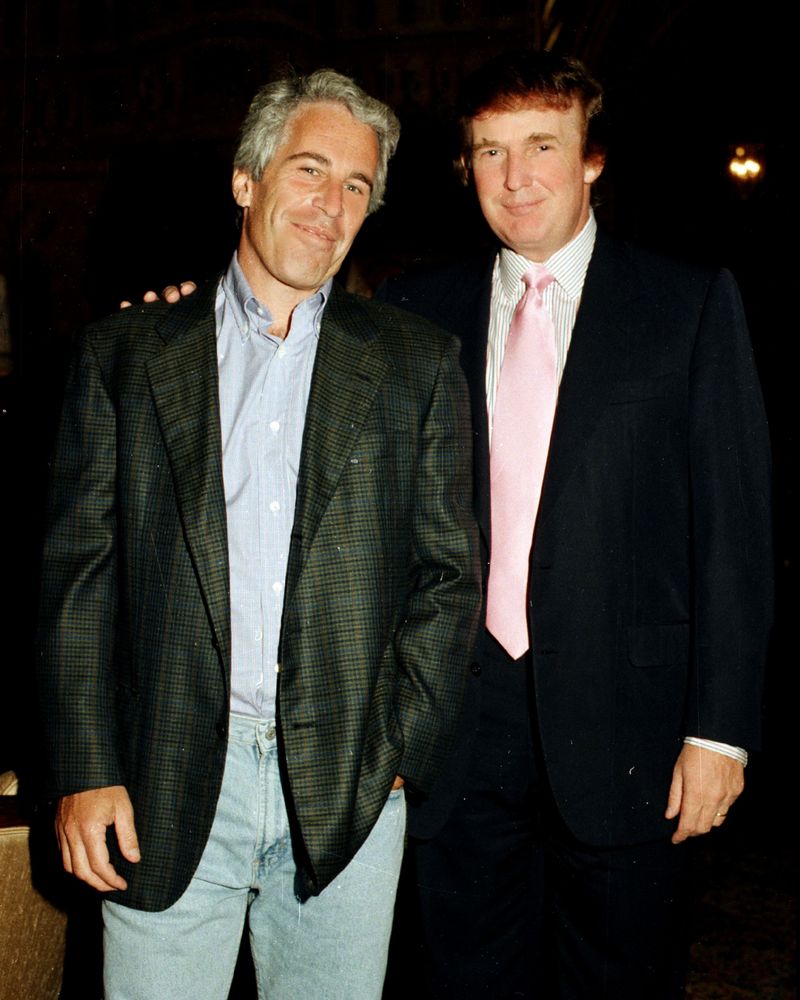 President Trump with Jeffrey Epstein at Mar-a-Lago in 1997.